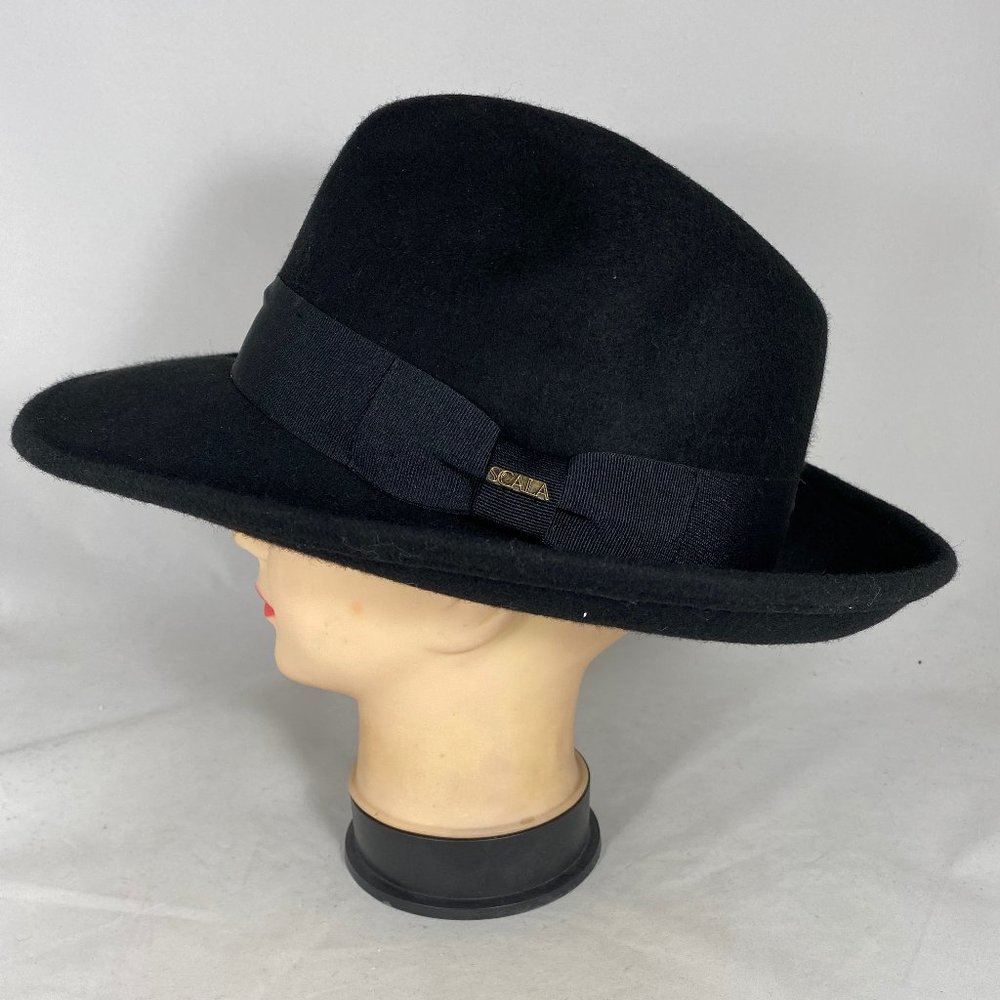 Scala Four Season Classico Crushable Pinch Front Fedora Hat - Picture 7 of 9